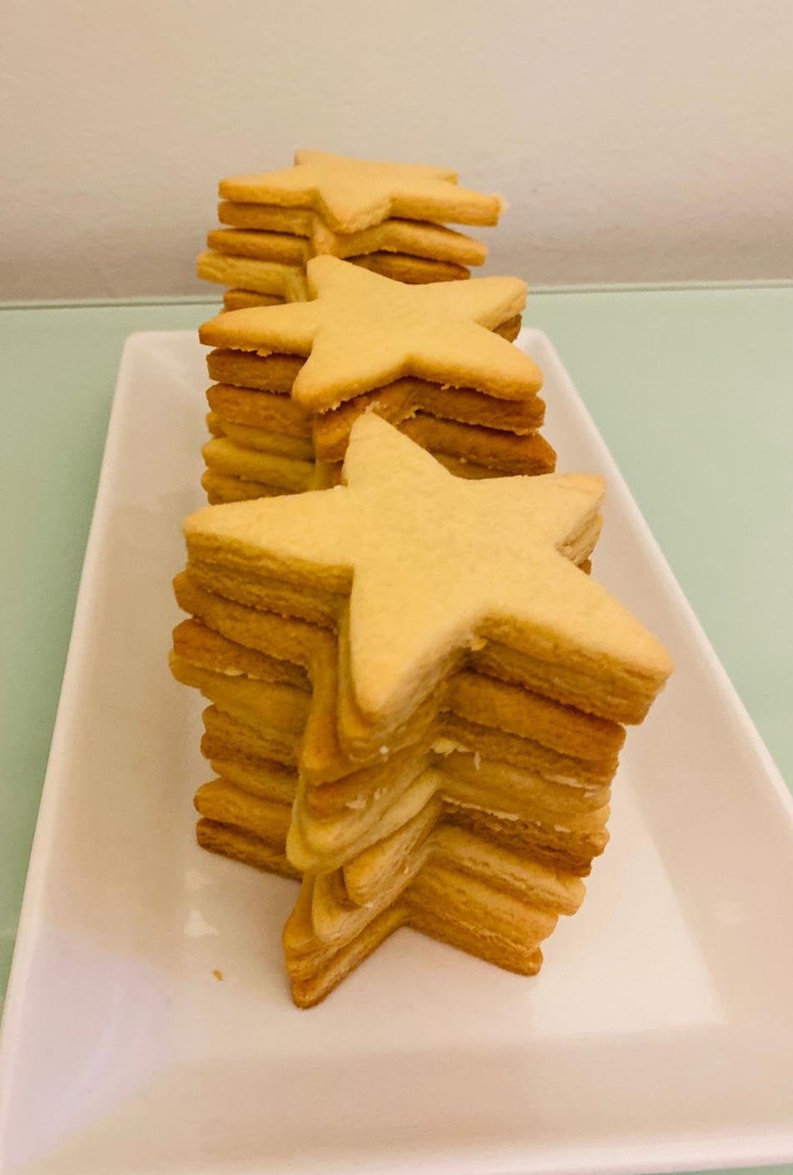 Undecorated Star delicious Sugar Cookies 1 Dozen great for | Etsy