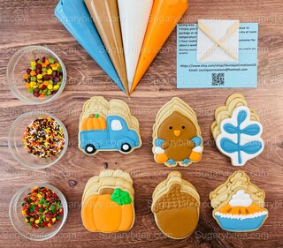 FOIMAS Confezione Da 24 Scatole Per Dolcetti A Forma Di Zucca E Acero - Con Nastri, Per Feste Del Ringraziamento E Autunnali