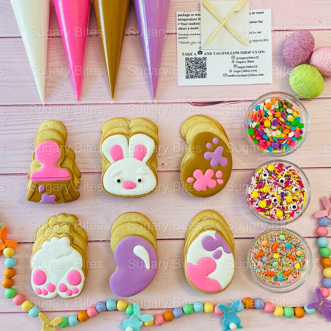 Easter Cookie Kit | Spring Cookie Kit | Easter DIY Cookie Decorating ...