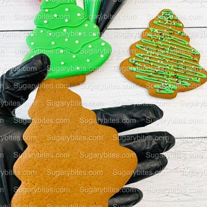 Gingerbread Cookie Decorating Kit, Christmas DIY Cookie Kit, (large