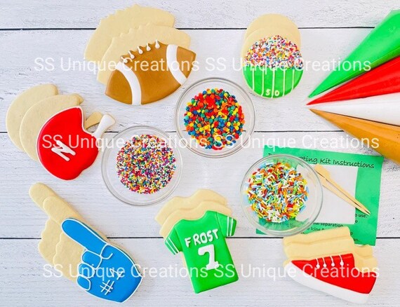 Sport Cookie Decorating Kit DIY Sport Sugar Cookie Decorating