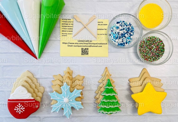 Christmas Cookie Decorating Kit Christmas DIY Cookie Kit