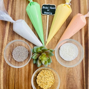 Bridal Shower Cookie Decorating Kit, Wedding DIY (24 Items) image 3