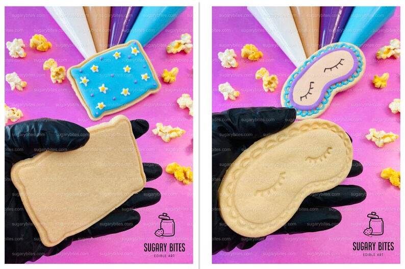 Pajama Party Cookie Decorating Kit, DIY Slumber Sugar Cookie Kit ...