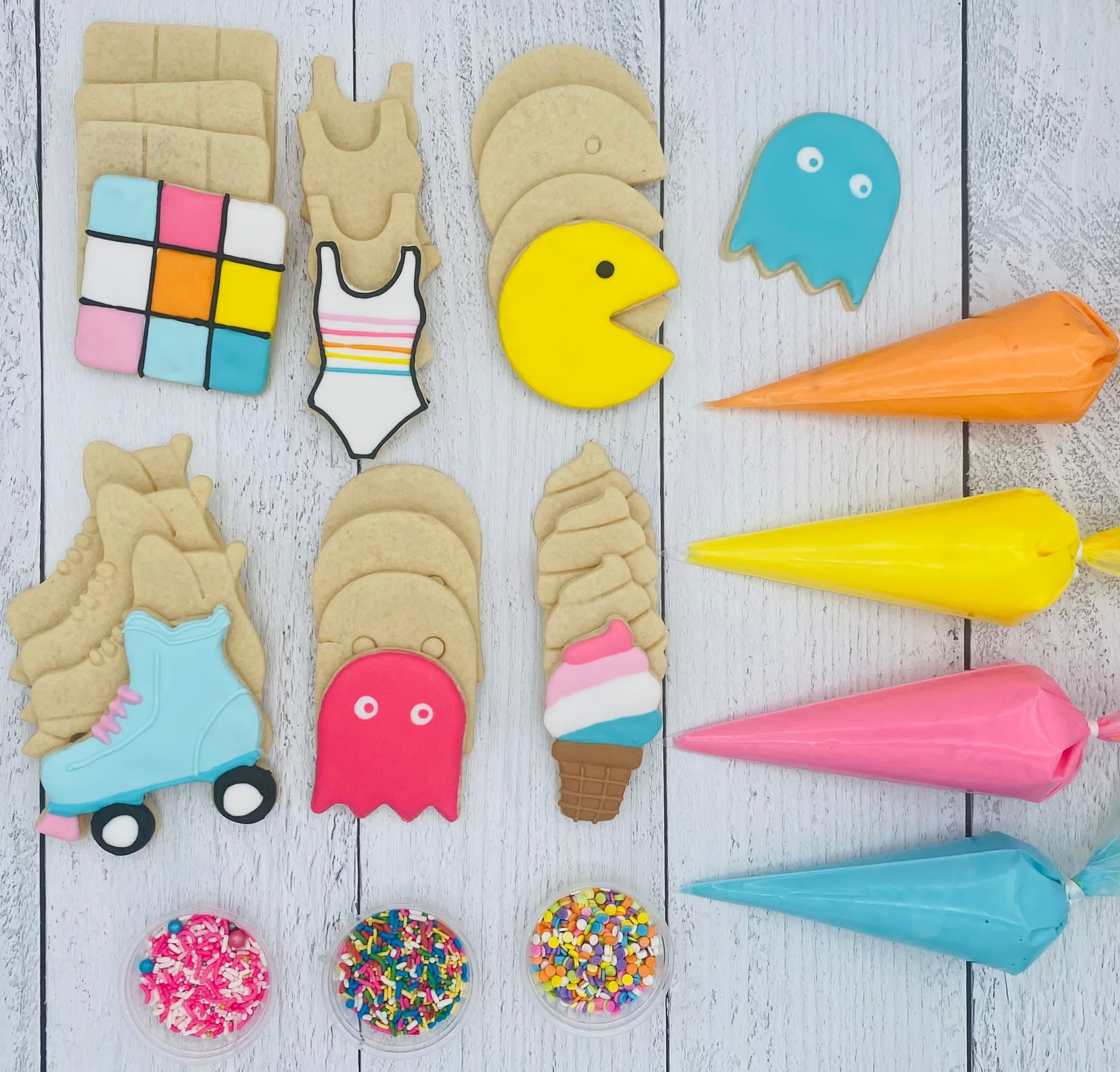 80s Theme Cookie Decorating Kit INCLUDES 23 ITEMS Etsy