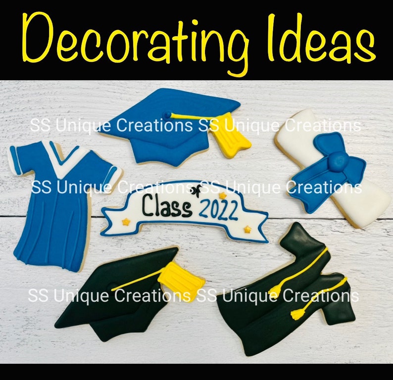 Graduation Cookie Kit Graduation Cookies large Cookies Etsy