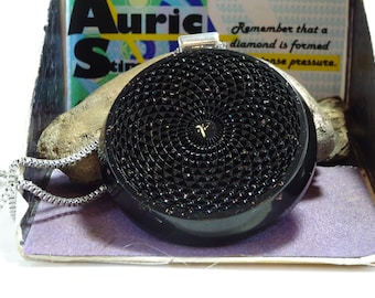 Shungite Orgonite Torus Vortex Pendant: Stainless Steel Chain