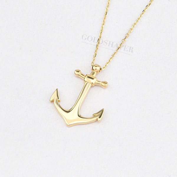 Boat Anchor Necklace Etsy