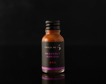Heavenly Harissa ∣ Harissa Hot Sauce ∣ Taste Awards Winner ∣ Harissa Sauce for Marinade or Condiment with Superfoods ∣ Best Harrissa