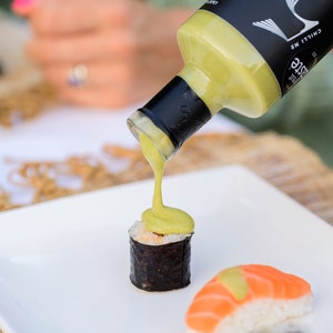 Salsa Picante de Wasabi ∣ Mejor Salsa de Chile Wasabi ∣ Condimento Perfecto para Carne o Bistec ∣ Salsa de Chile Gourmet con Superalimentos