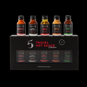 Mini Hot Sauce Geschenkset | Miniatur Hot Sauce Flaschen Sammlung | Mini Hot Sauces | Feinschmecker Geschenk zum Vatertag | Wichtelgeschenk