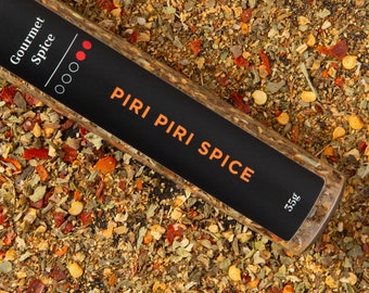 Gourmet Piri Piri Spice Blend: Authentic Portuguese Flavor (35g Glass Tube)