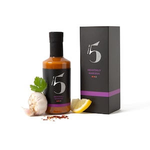 Heavenly Harissa ∣ Harissa Hot Sauce ∣ Great Taste Awards Winner ∣ Harisa Sauce for Marinade or Condiment with Superfoods ∣ Best Harrissa