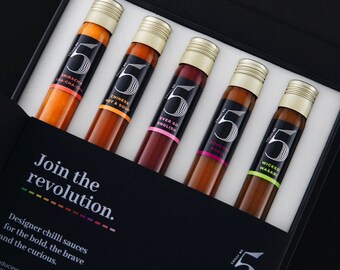 Chilli Sauce Gift Set - Kitchen Collection - Foodie Gifts - Chilli No. 5