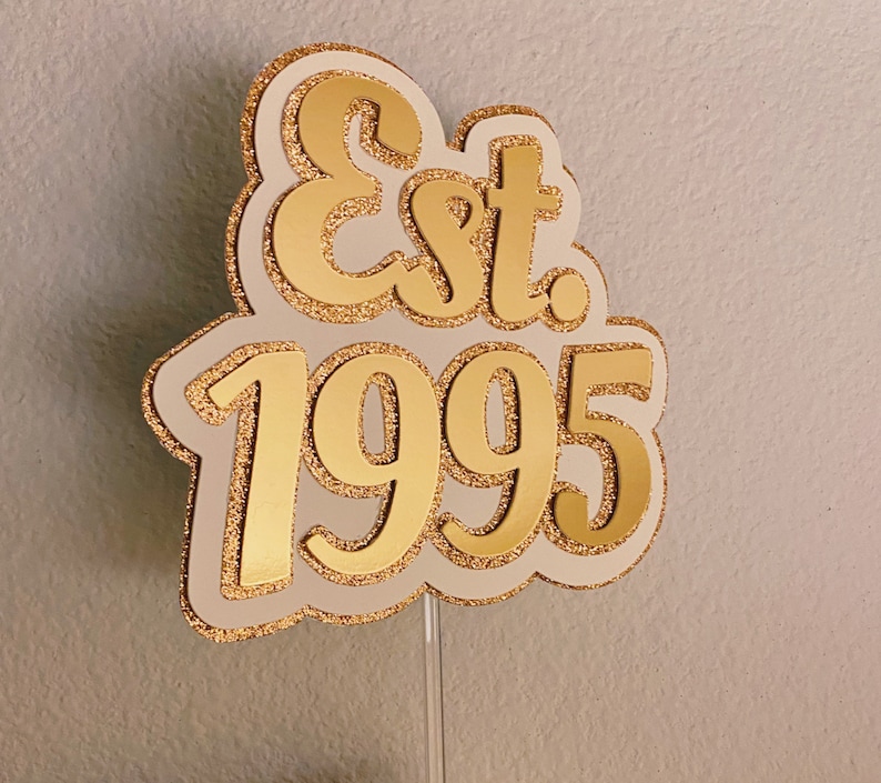 Personalized Happy Birthday for Cake Custom Cake Topper