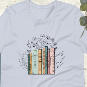 High School Books and Flowers Style 2 Unisex t-shirt