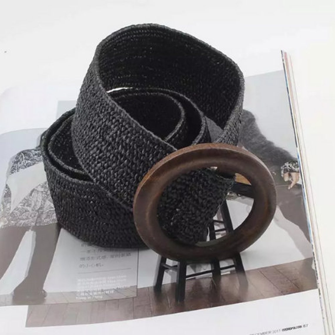 braided elastic belt