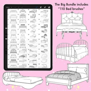 635 pinceles para muebles de interior: Photoshop, Affinity Photo, Clip Studio Paint, Adobe Fresco, Procreate imagen 2