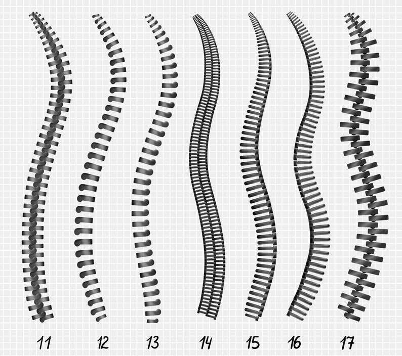 Procreate Zipper Brushes. Procreate Zip Brush Set. Brushes for Etsy