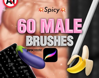 Procreate Male Guide Reference Pose brushes