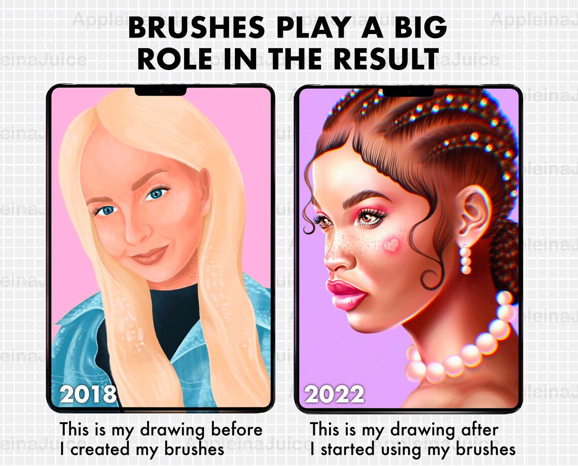 Procreate Zipper Brushes. Procreate Zip Brush Set. Brushes for Etsy