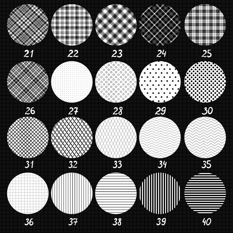 Procreate Fabric Brushes. Plaid Brush. Clothes Stamps. Fashion Etsy