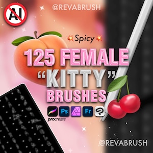 Photoshop Female Body Pose brushes