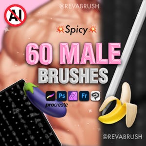 Photoshop Male Reference Guide pose brushes
