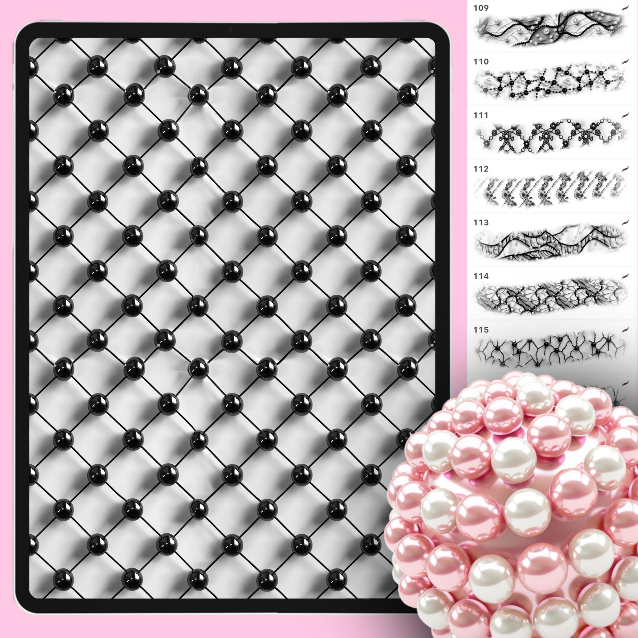 145 Bead Texture Brushes for Photoshop, Procreate, Clip Studio - Etsy