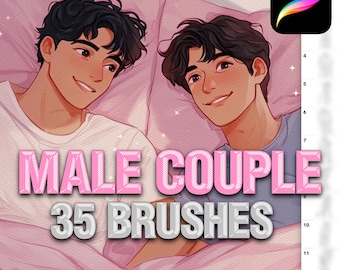 Procreate male brushes. Procreate male couple brushes. Procreate friends. Procreate male pose brushes. Procreate manga, anime, comic brushes