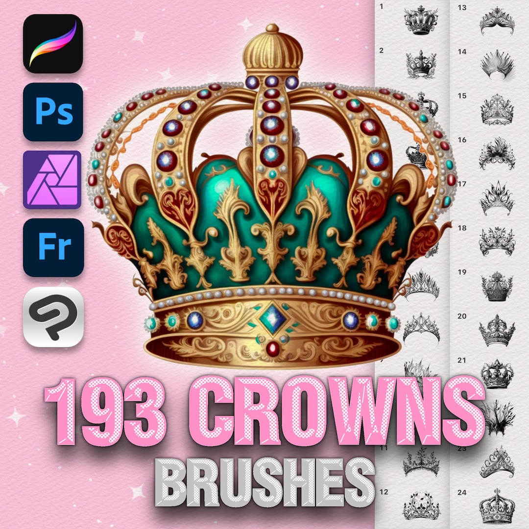 Photoshop Crown Brushes. Photoshop King Brushes. Photoshop Queen ...