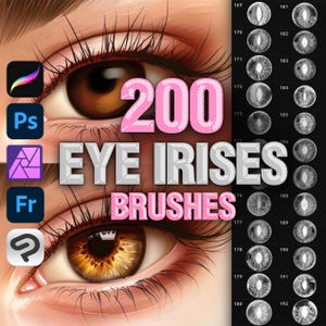 Photoshop Augenpinsel. Photoshop Stempel. Photoshop-Frauenporträt