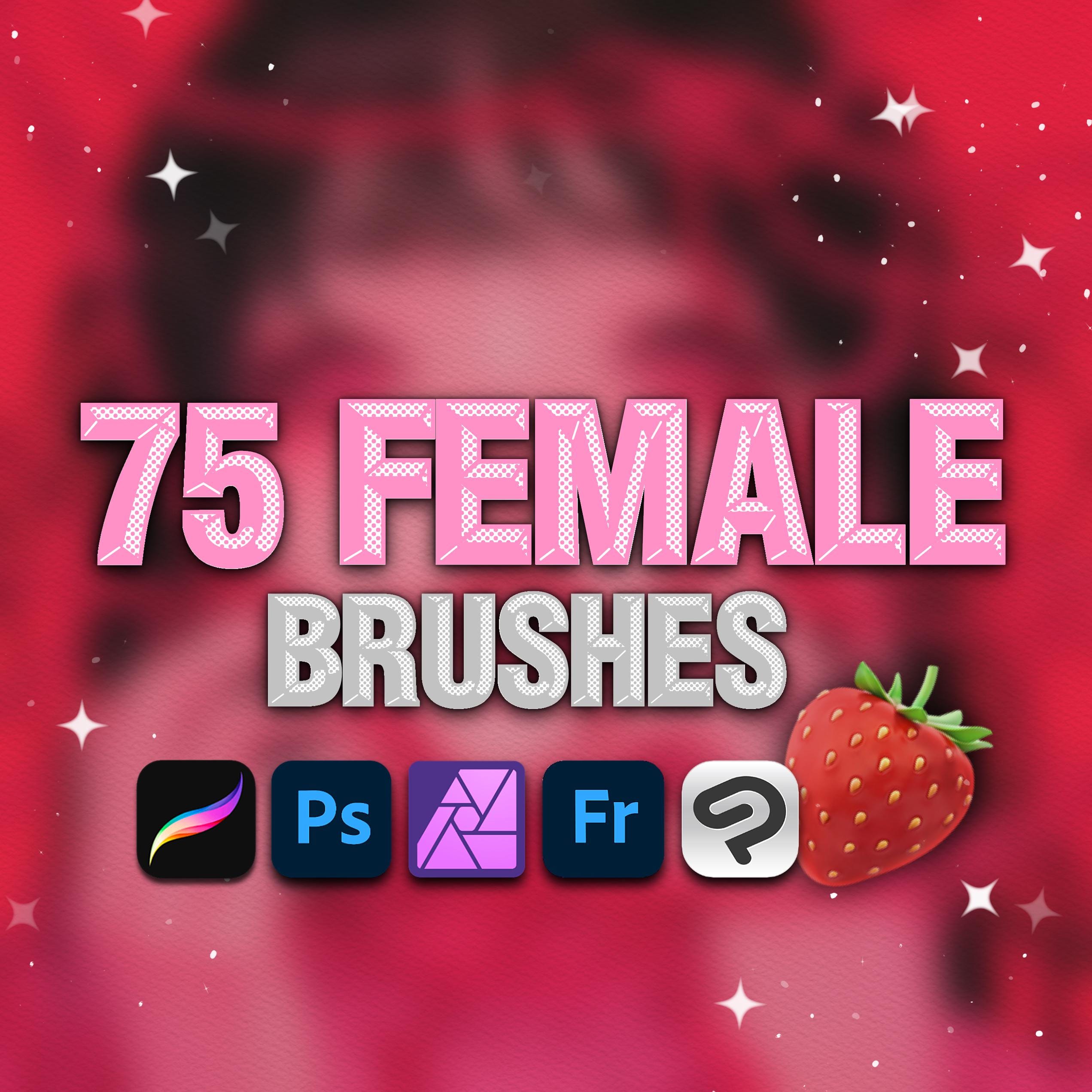 Photoshop female brushes. Photoshop woman pose brushes. Clip Studio love brushes. Clip Studio anatomy reference stamp brushes