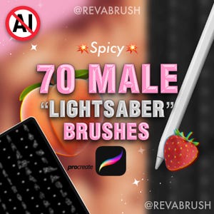 Procreate Male Pose Brushes, Manga Anatomy stamps (Digital Download)