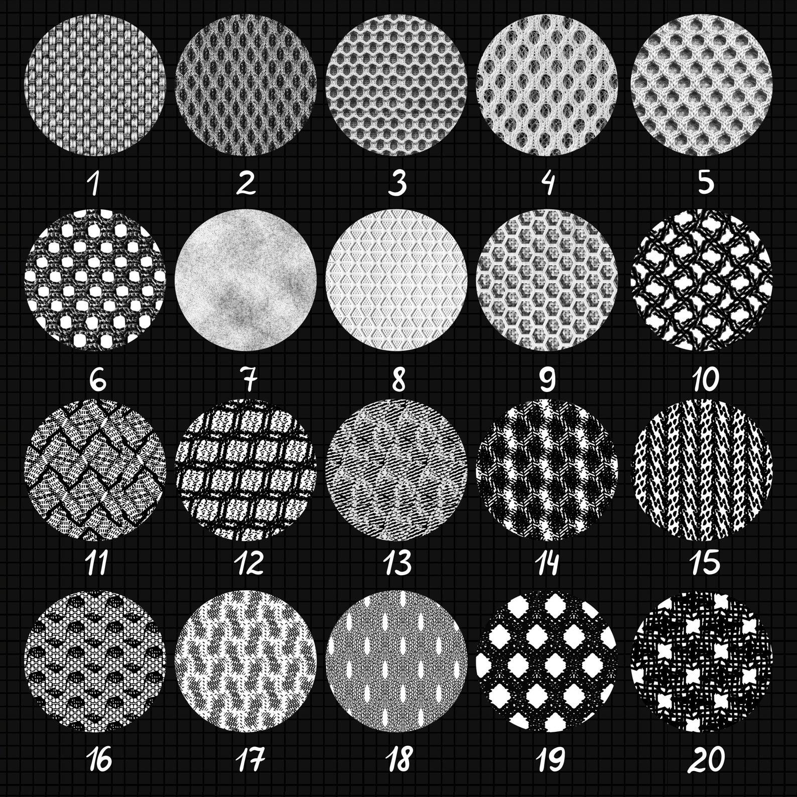 Procreate Fabric Brushes. Procreate Texture. Procreate Fashion Etsy