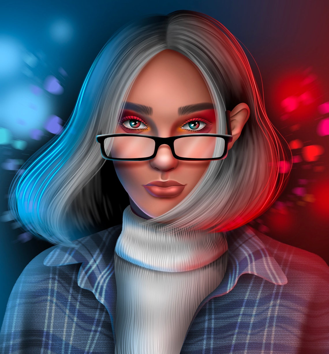 Glasses Brushes. Portrait Guide Brush. Etsy