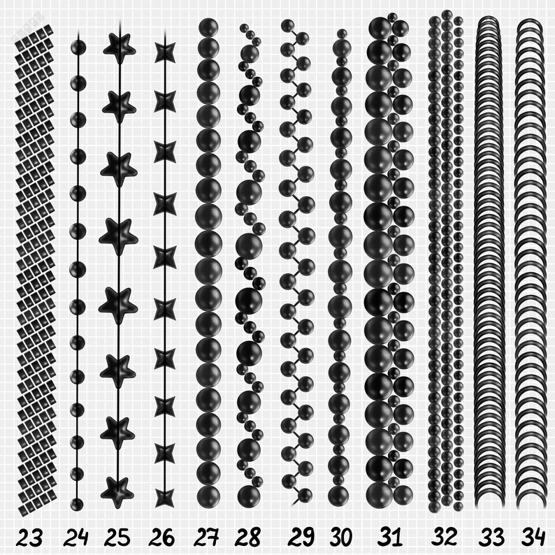 Procreate Chain Brushes. Procreate Chains Brush. Procreate Etsy