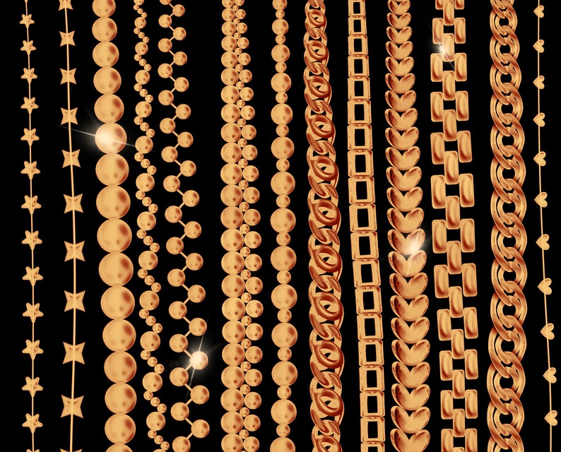 Procreate Chain Brushes. Procreate Chains Brush. Procreate Etsy