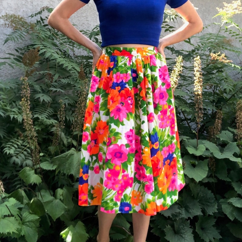 Daga - Flower Power Skirt Set - Pink