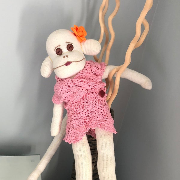 Sock Monkey Dress Etsy