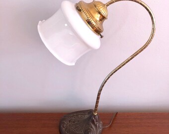schoolhouse desks Vintage Art Nouveau Style Desk/ Table Lamp