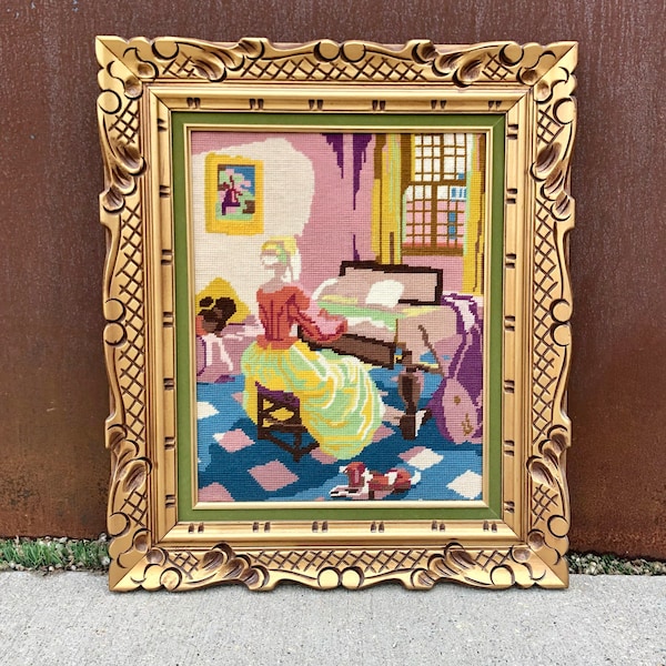 Needlepoint Wall Art Etsy