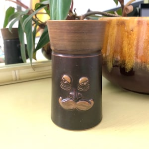 Vintage Denby Old Face/ Moustache Stoneware Mug~ Circa 1960&#39;s