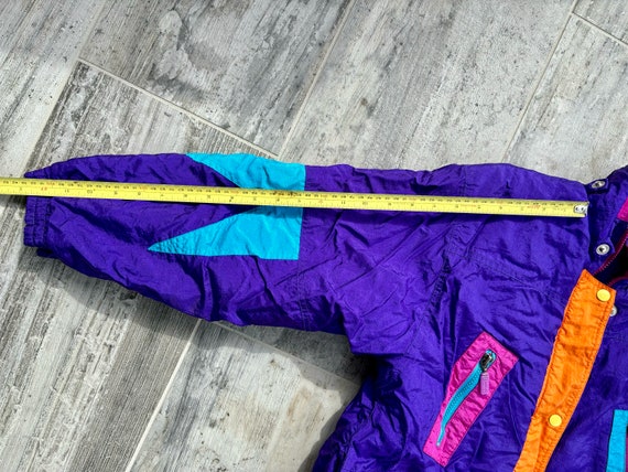 Vintage 90s Neon Purple Winter Jacket/parka (adolescent-teen