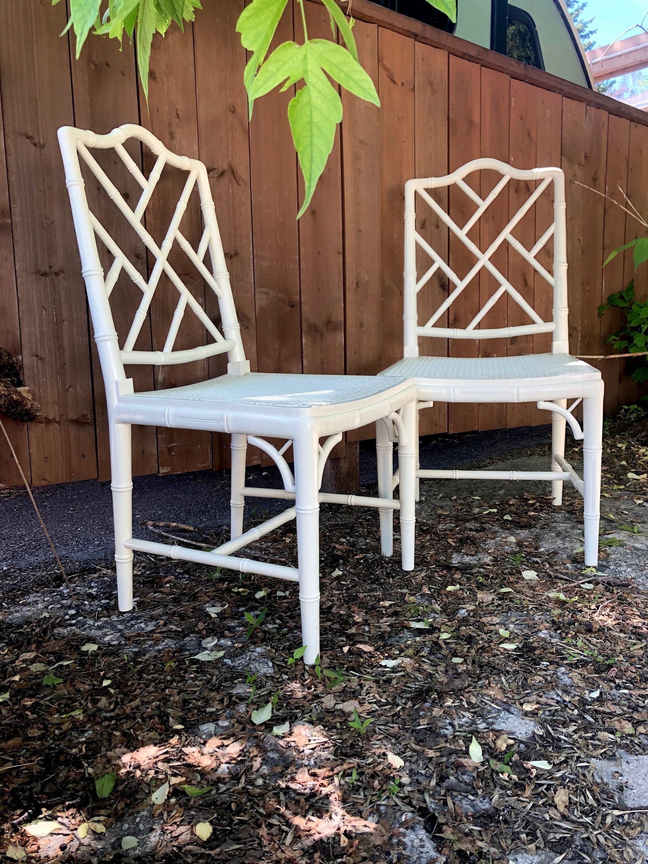 Vintage Faux Bamboo Chair -  Canada