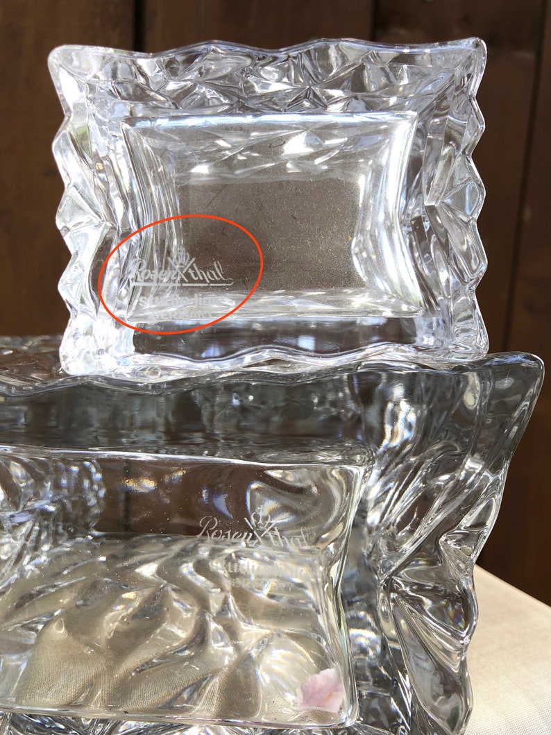 1980s Post Modern Rosenthal Crystal Crumpled Paper Bag Vase Etsy