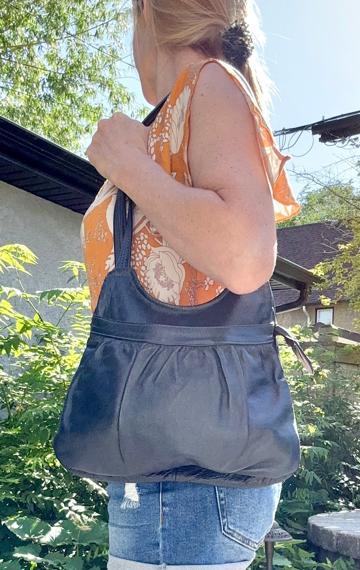 East Bay MFG Lamb Leather Shoulder Bag | COUNTER