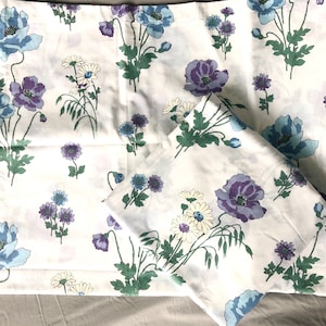 Set di lenzuola vintage Wabasso Twin Sized Single & Fitted Floral - Circa anni &#39;70-&#39;80 (prodotto in Canada)