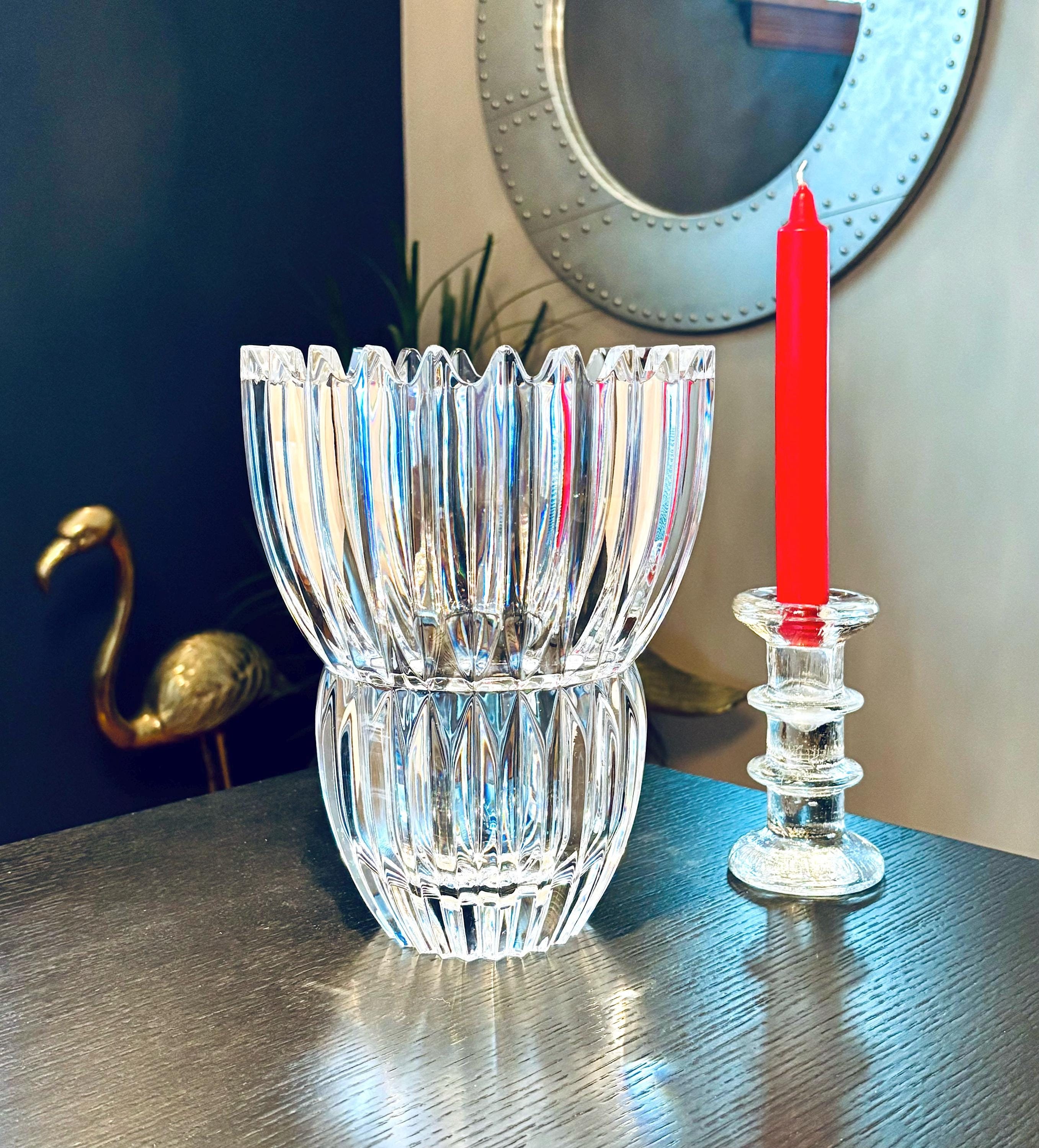 Mikasa crystal vase - Etsy 日本