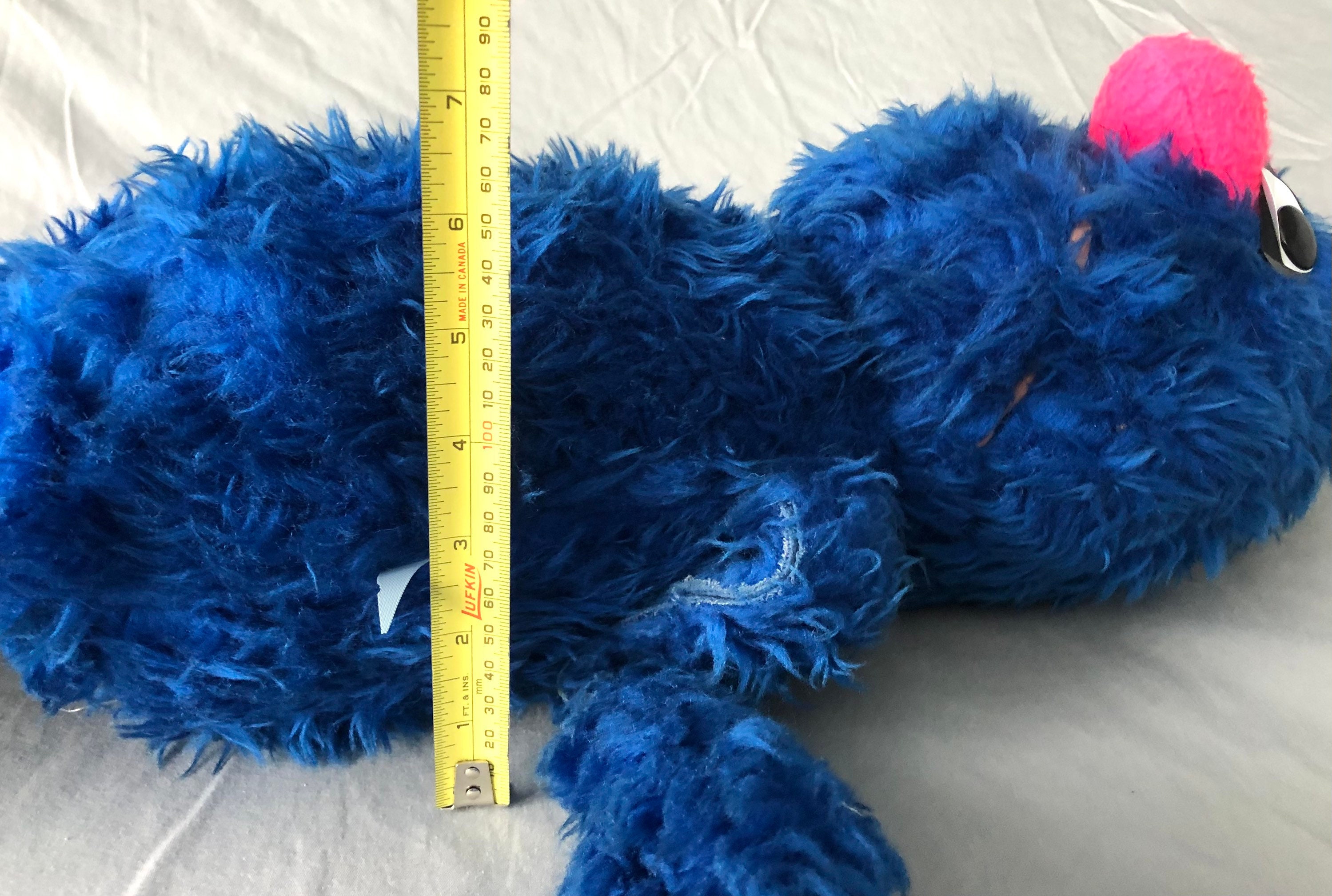Vintage Blue Furry Monster Plush - 1960s-70s Collectible - Etsy